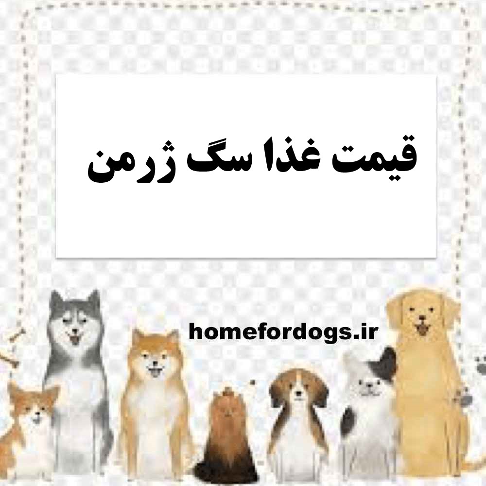 قیمت غذا سگ ژرمن