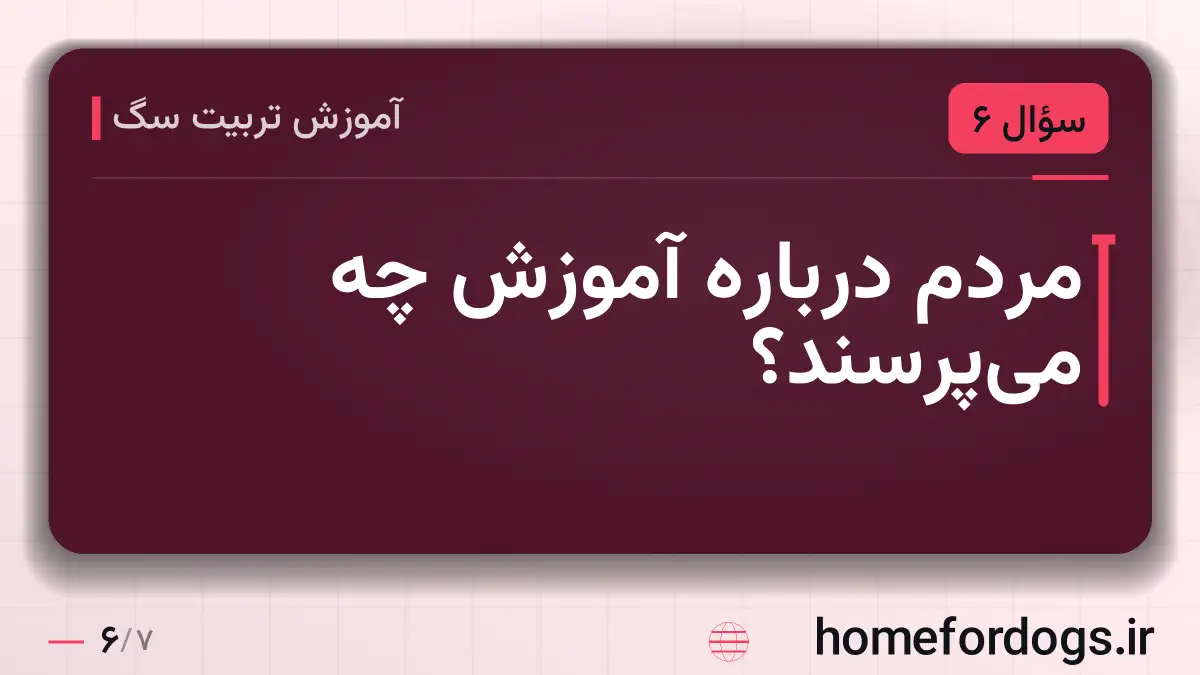 مردم درباره آموزش چه می‌پرسند؟