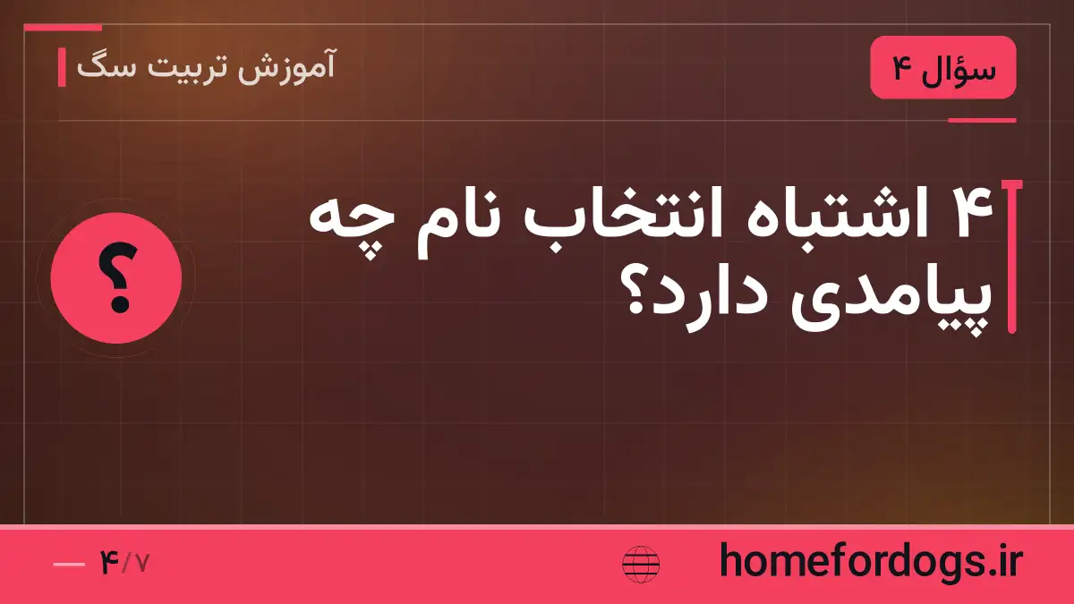 ۴ اشتباه انتخاب نام چه پیامدی دارد؟