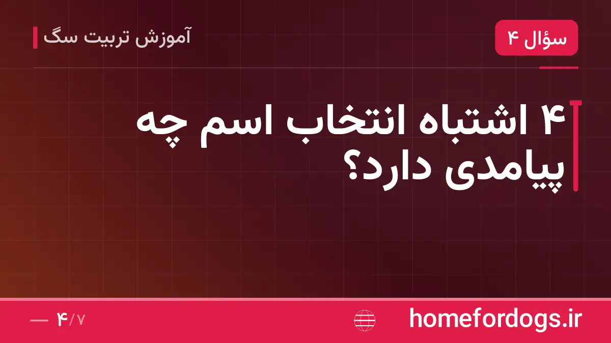 ۴ اشتباه انتخاب اسم چه پیامدی دارد؟