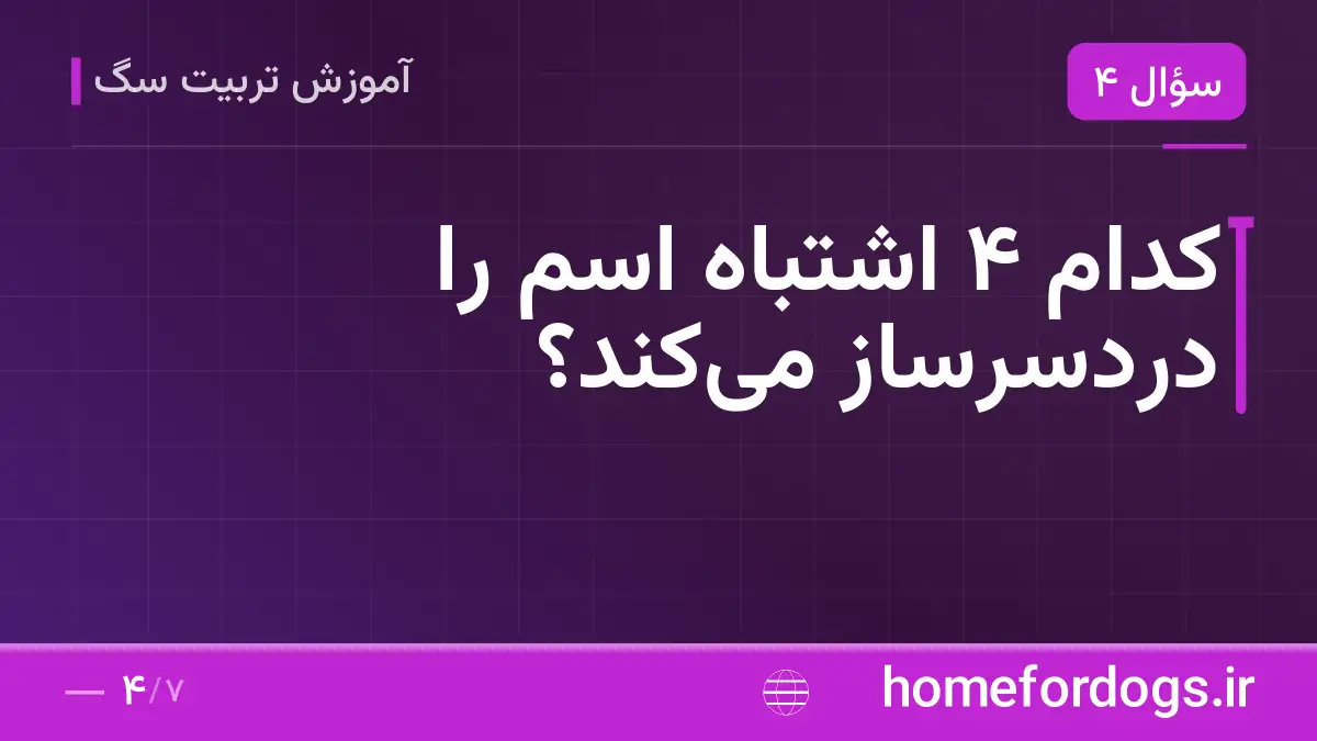 کدام ۴ اشتباه اسم را دردسرساز می‌کند؟