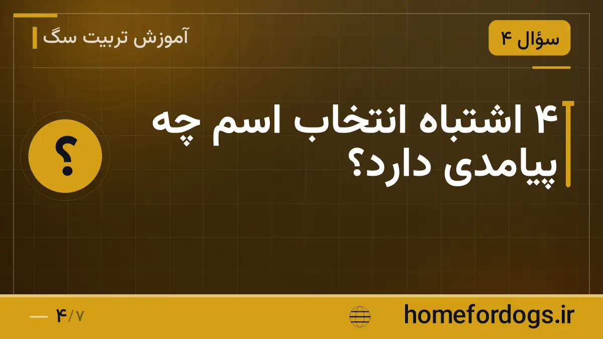 ۴ اشتباه انتخاب اسم چه پیامدی دارد؟