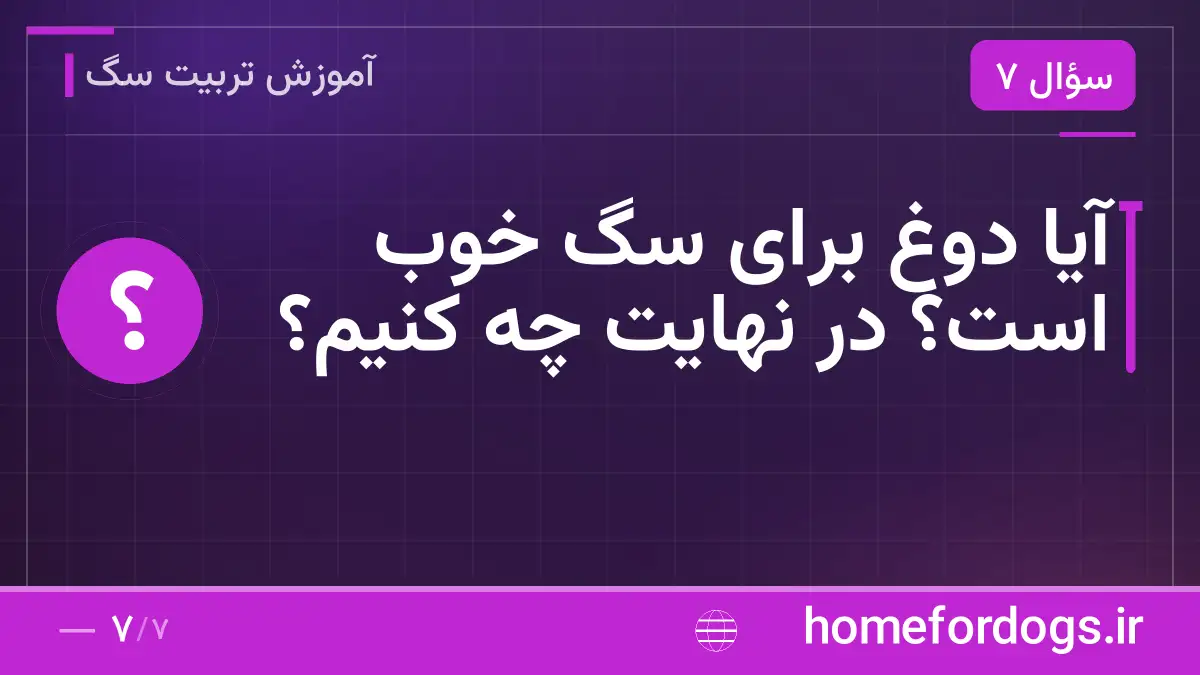 آیا دوغ برای سگ خوب است؟ در نهایت چه کنیم؟