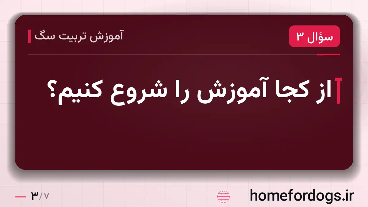 از کجا آموزش را شروع کنیم؟