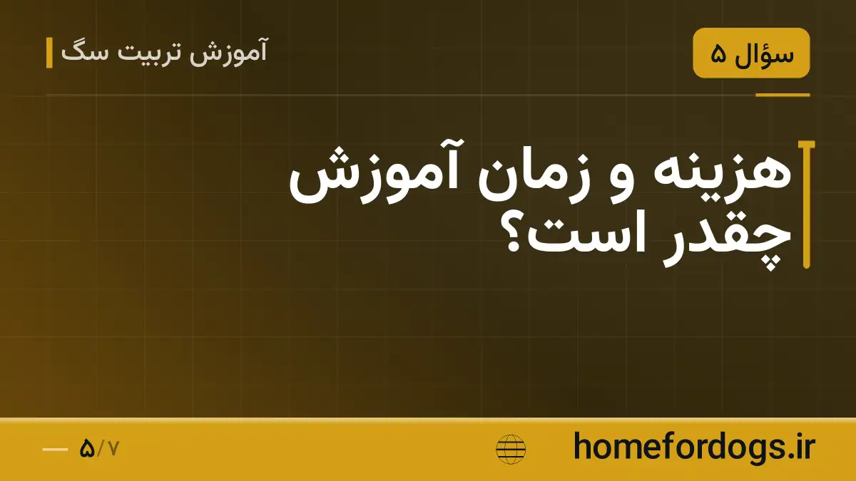 هزینه و زمان آموزش چقدر است؟