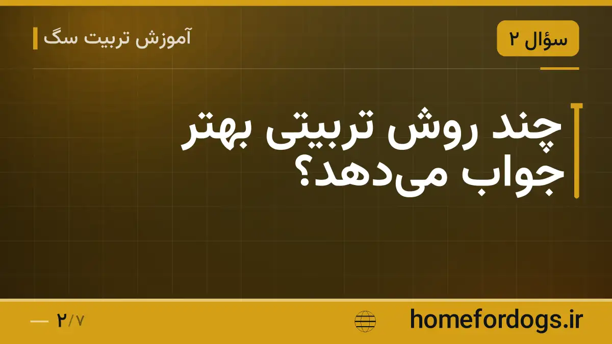 چند روش تربیتی بهتر جواب میدهد؟
