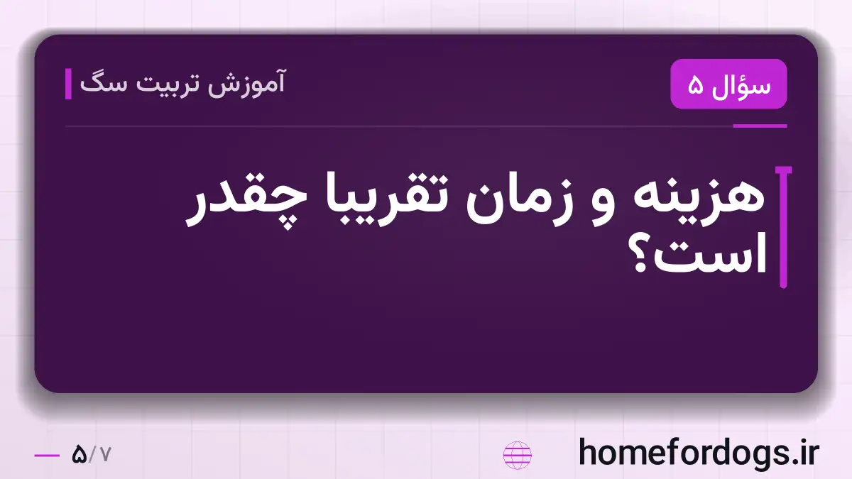 هزینه و زمان تقریباً چقدر است؟