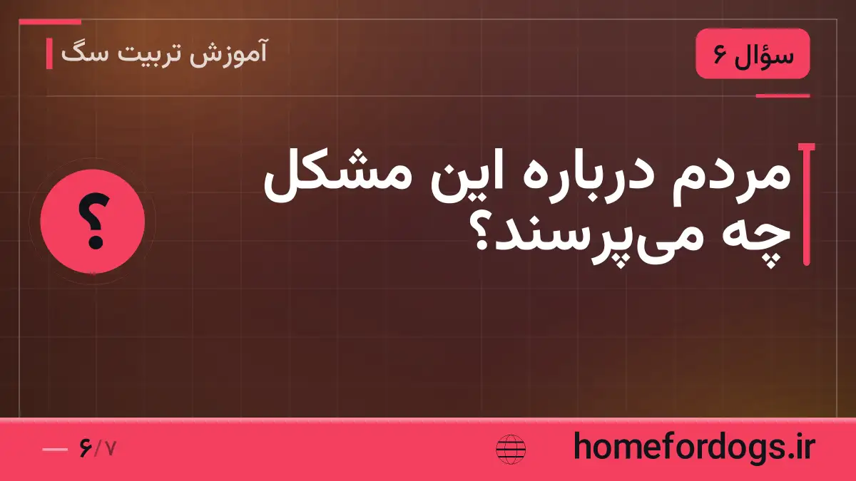 مردم درباره این مشکل چه می‌پرسند؟