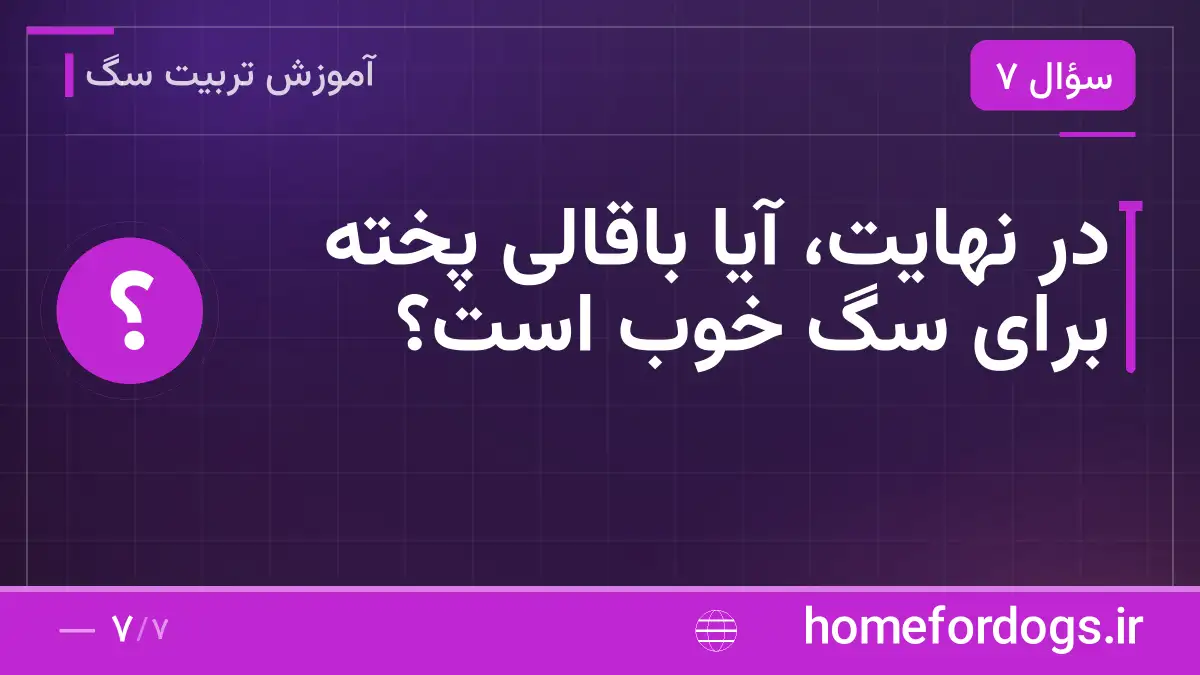 در نهایت، آیا باقالی پخته برای سگ خوب است؟