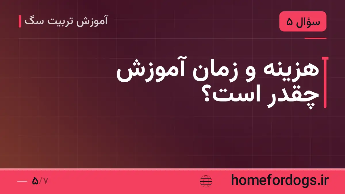 هزینه و زمان آموزش چقدر است؟