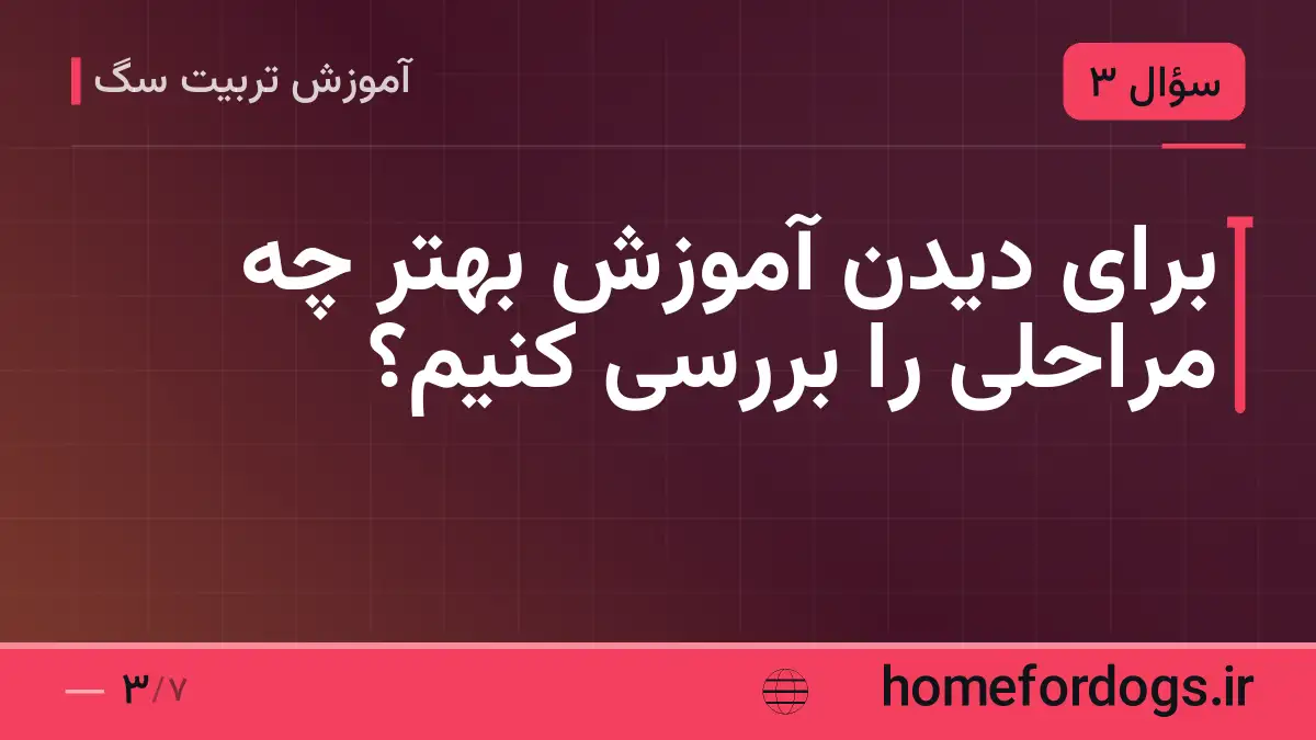 برای دیدن آموزش بهتر چه مراحلی را بررسی کنیم؟