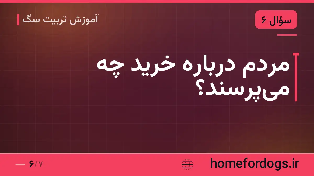 مردم درباره خرید چه می‌پرسند؟