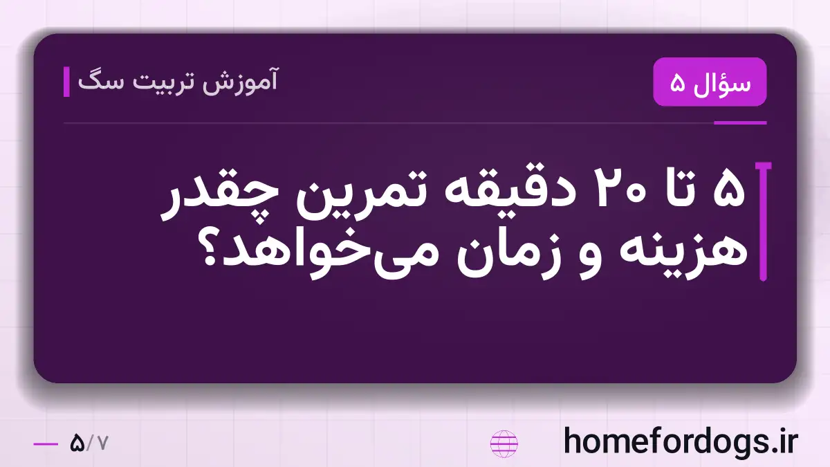۵ تا ۲۰ دقیقه تمرین چقدر هزینه و زمان می‌خواهد؟