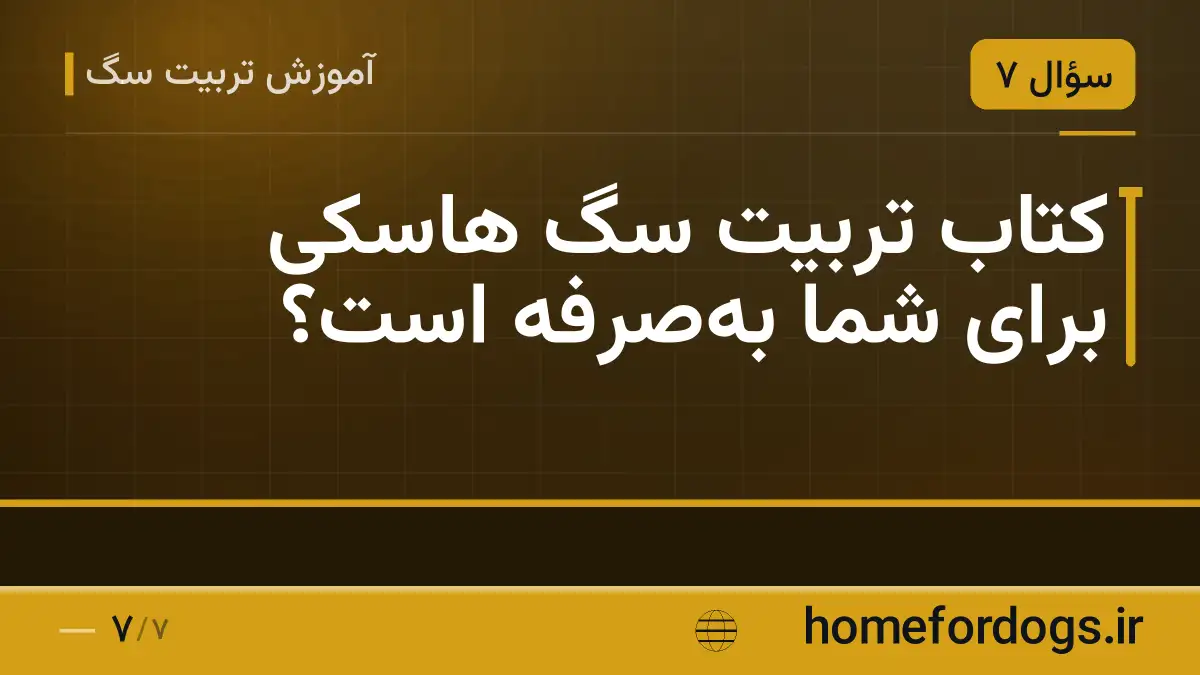 کتاب تربیت سگ هاسکی برای شما به‌صرفه است؟