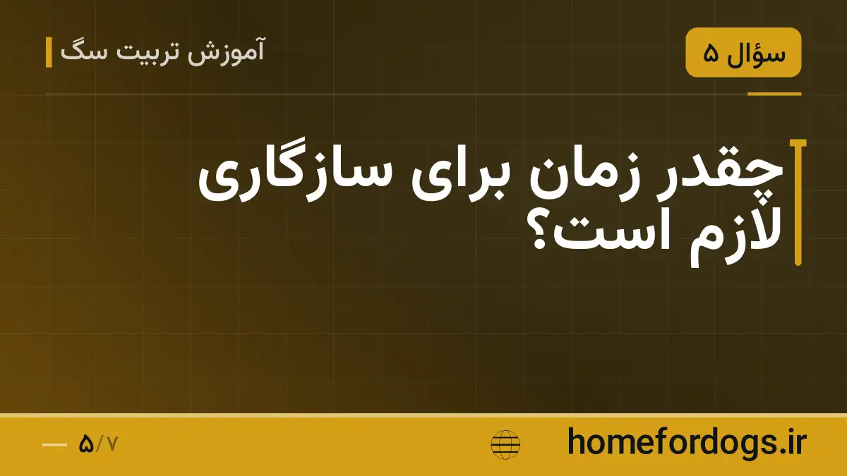 چقدر زمان برای سازگاری لازم است؟