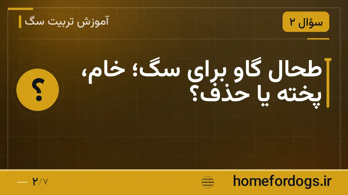 طحال گاو برای سگ؛ خام، پخته یا حذف؟