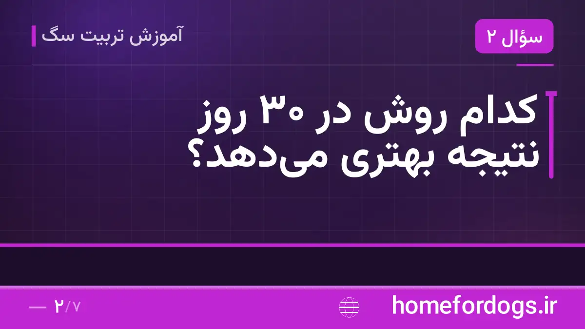 کدام روش در ۳۰ روز نتیجه بهتری می‌دهد؟