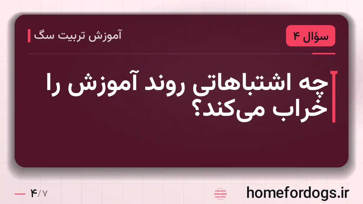 چه اشتباهاتی روند آموزش را خراب می‌کند؟