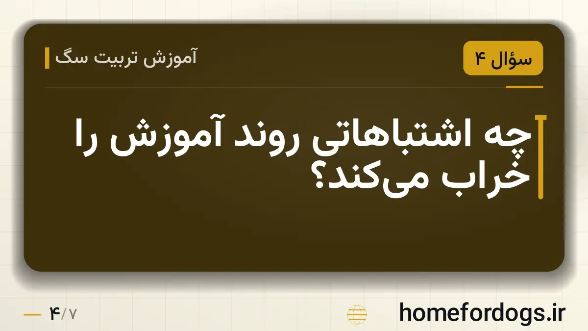 چه اشتباهاتی روند آموزش را خراب می‌کند؟
