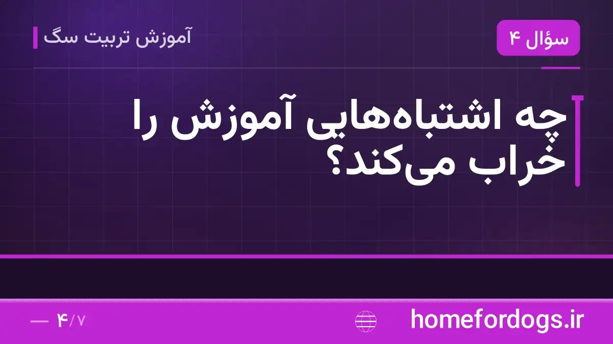 چه اشتباههایی آموزش را خراب میکند؟