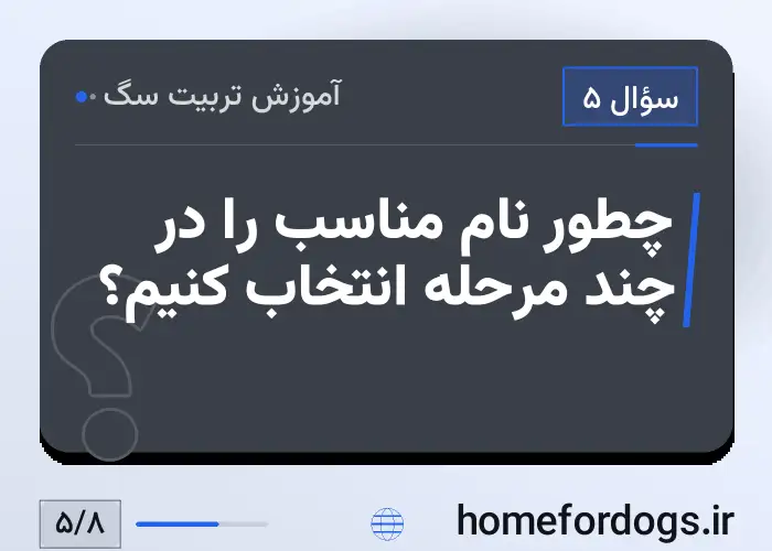 چطور نام مناسب را در چند مرحله انتخاب کنیم؟