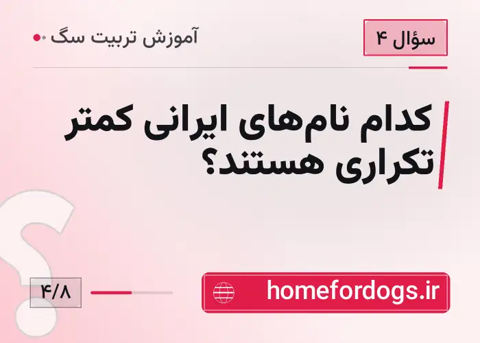 کدام نام‌های ایرانی کمتر تکراری هستند؟