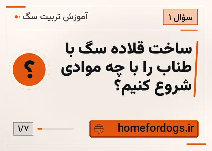 ساخت قلاده سگ با طناب را با چه موادی شروع کنیم؟