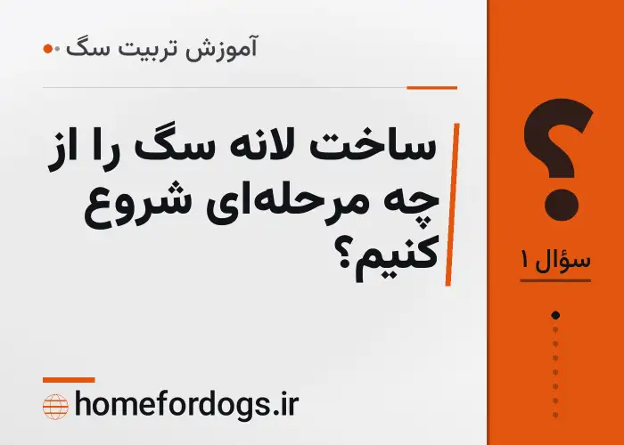 ساخت لانه سگ را از چه مرحله‌ای شروع کنیم؟