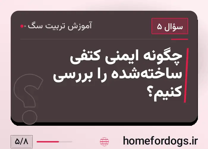 چگونه ایمنی کتفی ساخته‌شده را بررسی کنیم؟