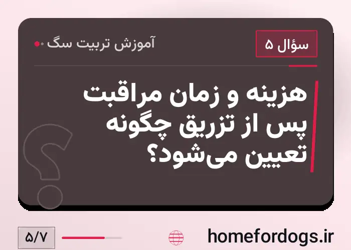 هزینه و زمان مراقبت پس از تزریق چگونه تعیین می‌شود؟