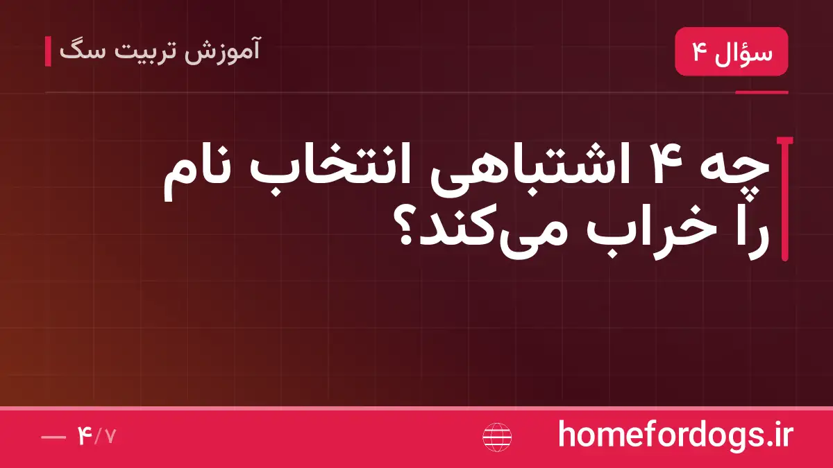 چه ۴ اشتباهی انتخاب نام را خراب می‌کند؟