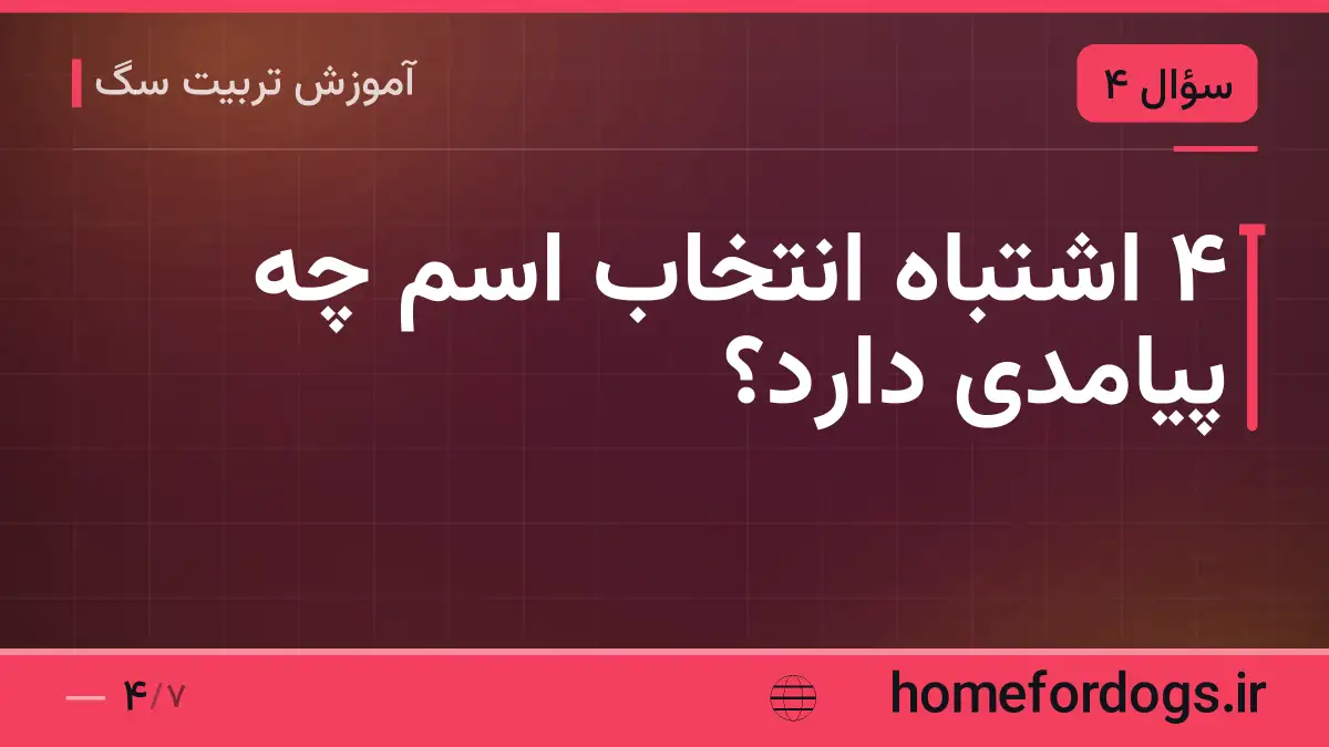 ۴ اشتباه انتخاب اسم چه پیامدی دارد؟