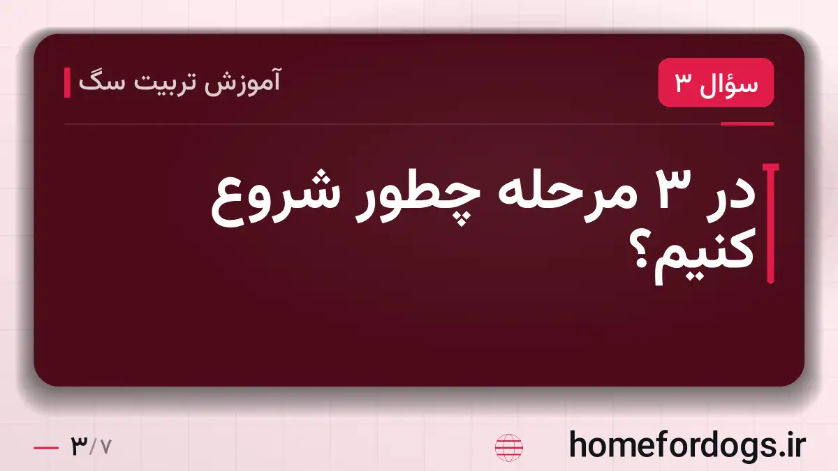 در ۳ مرحله چطور شروع کنیم؟