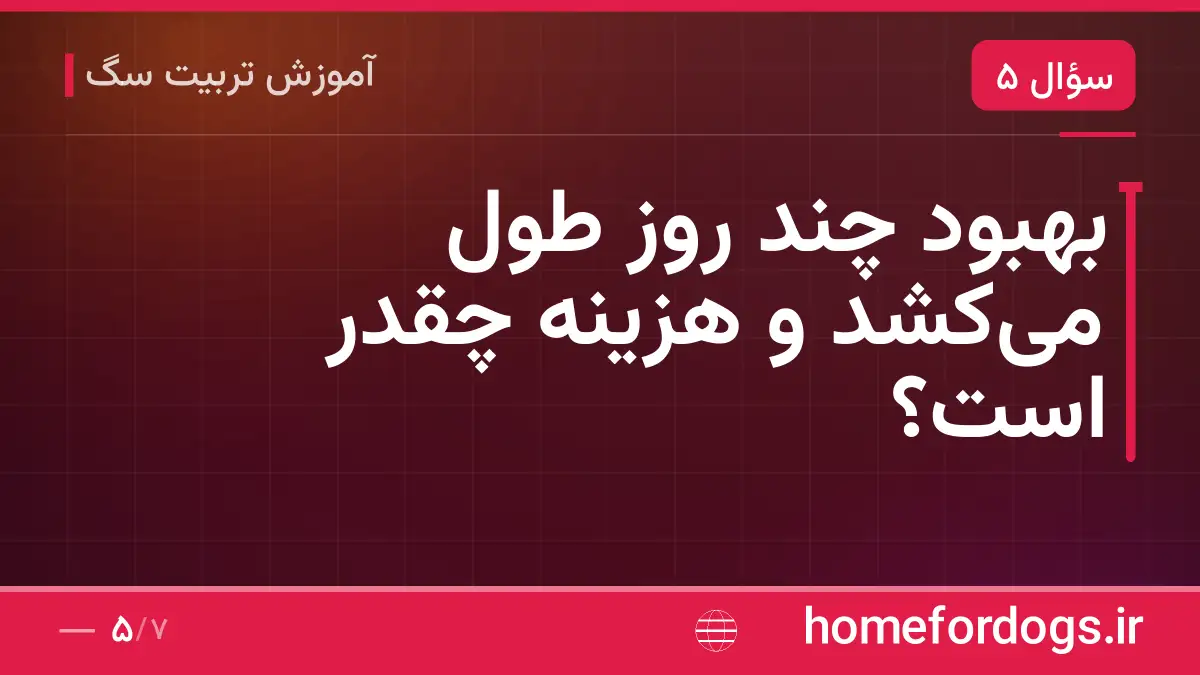 بهبود چند روز طول می‌کشد و هزینه چقدر است؟