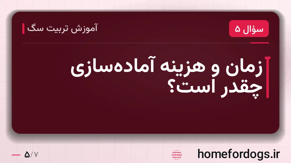 زمان و هزینهٔ آماده‌سازی چقدر است؟