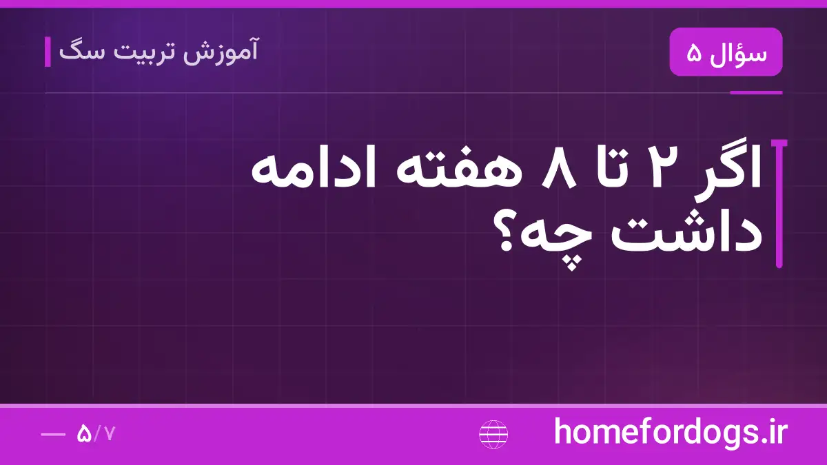 اگر ۲ تا ۸ هفته ادامه داشت چه؟