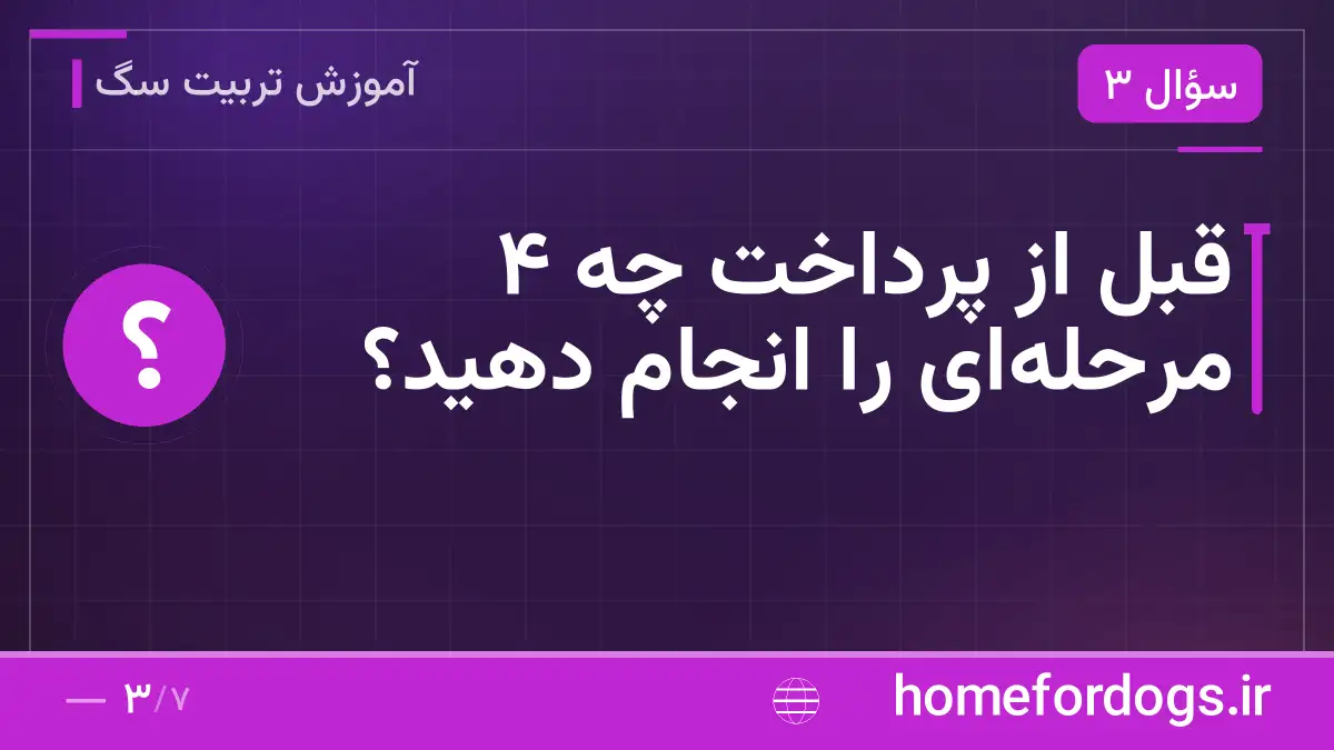 قبل از پرداخت چه ۴ مرحله‌ای را انجام دهید؟