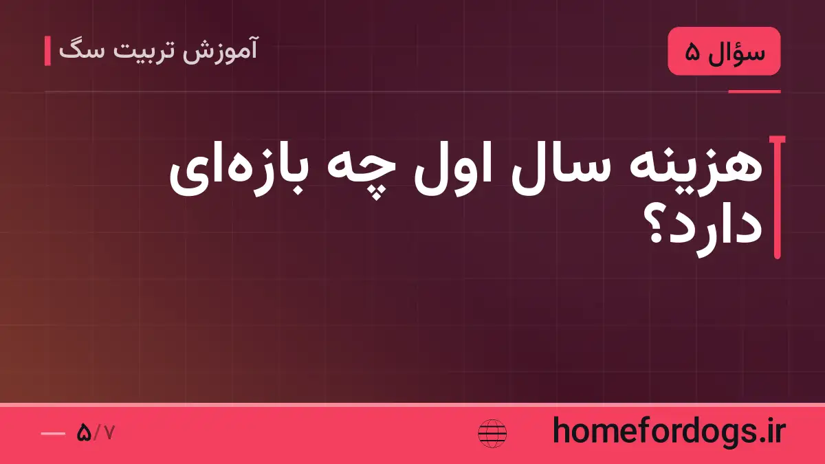 هزینه سال اول چه بازه‌ای دارد؟