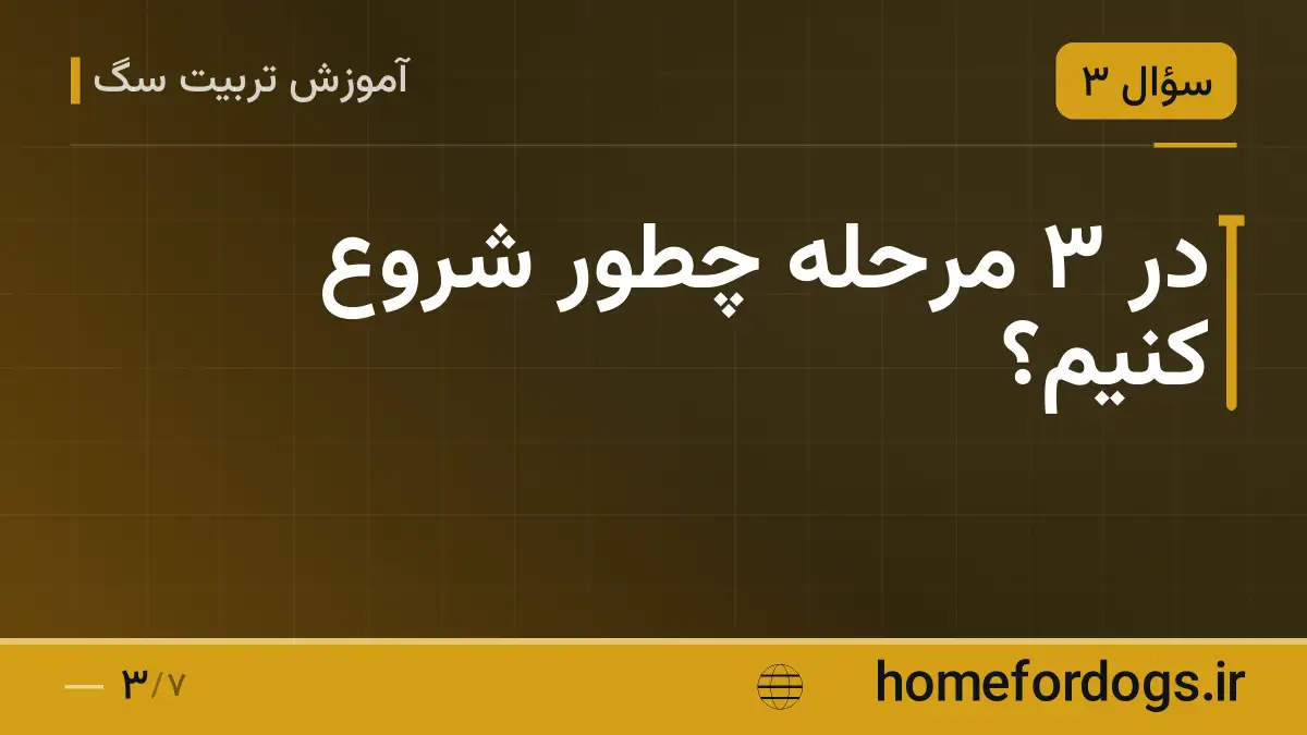 در ۳ مرحله چطور شروع کنیم؟