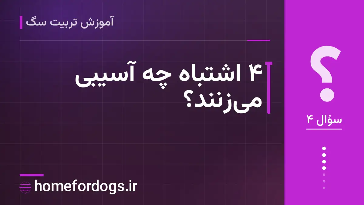۴ اشتباه چه آسیبی می‌زنند؟