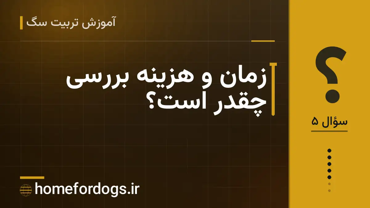 زمان و هزینه بررسی چقدر است؟