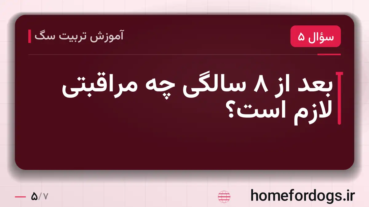 بعد از ۸ سالگی چه مراقبتی لازم است؟
