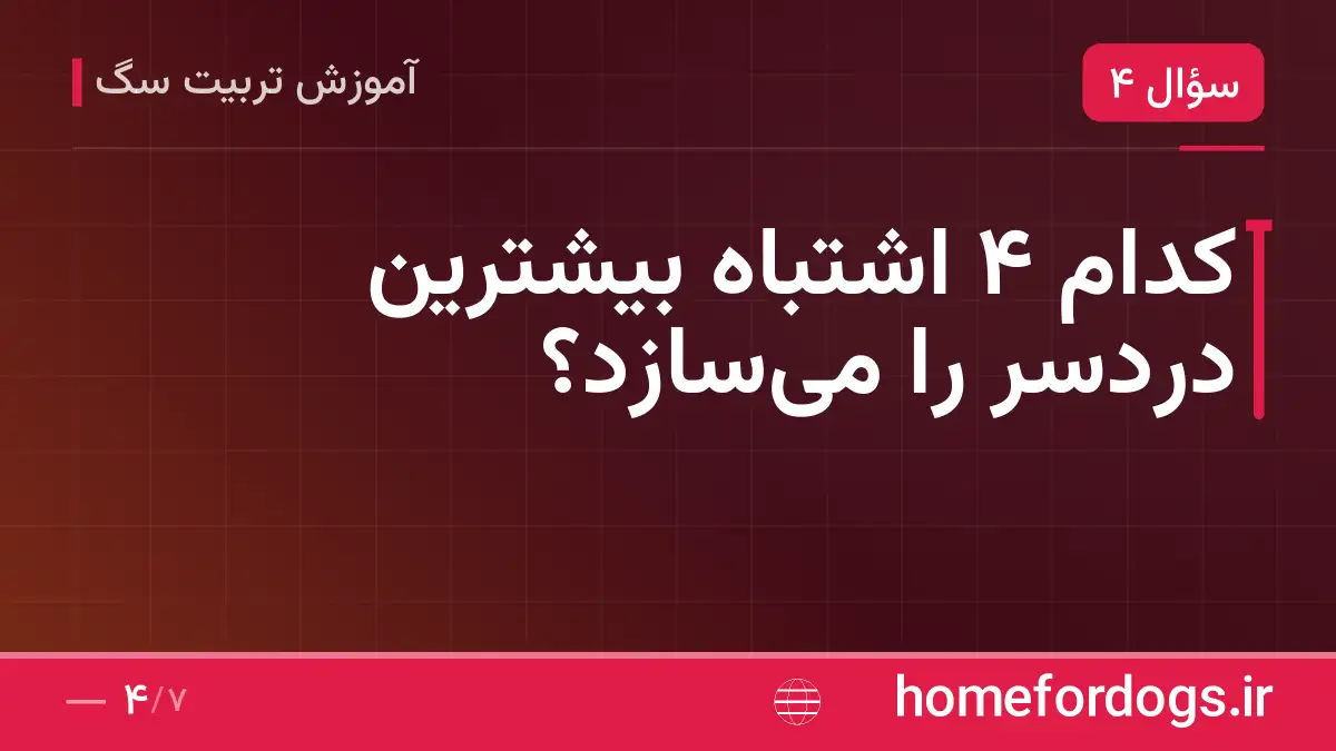 کدام ۴ اشتباه بیشترین دردسر را می‌سازد؟