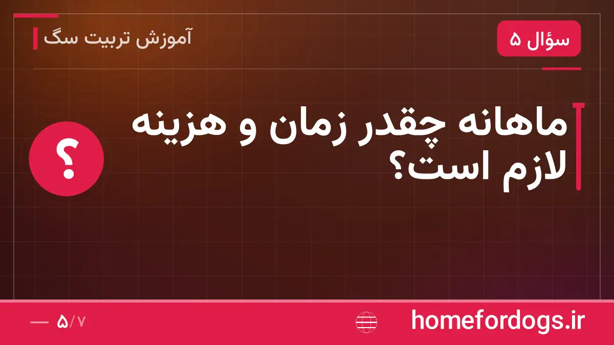 ماهانه چقدر زمان و هزینه لازم است؟