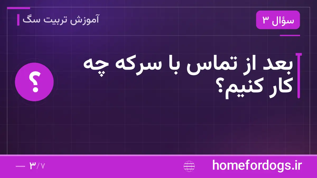 بعد از تماس با سرکه چه کار کنیم؟