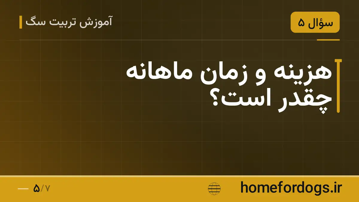 هزینه و زمان ماهانه چقدر است؟