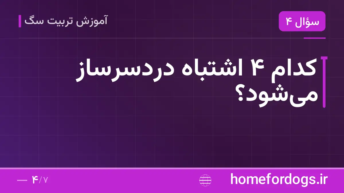کدام ۴ اشتباه دردسرساز میشود؟