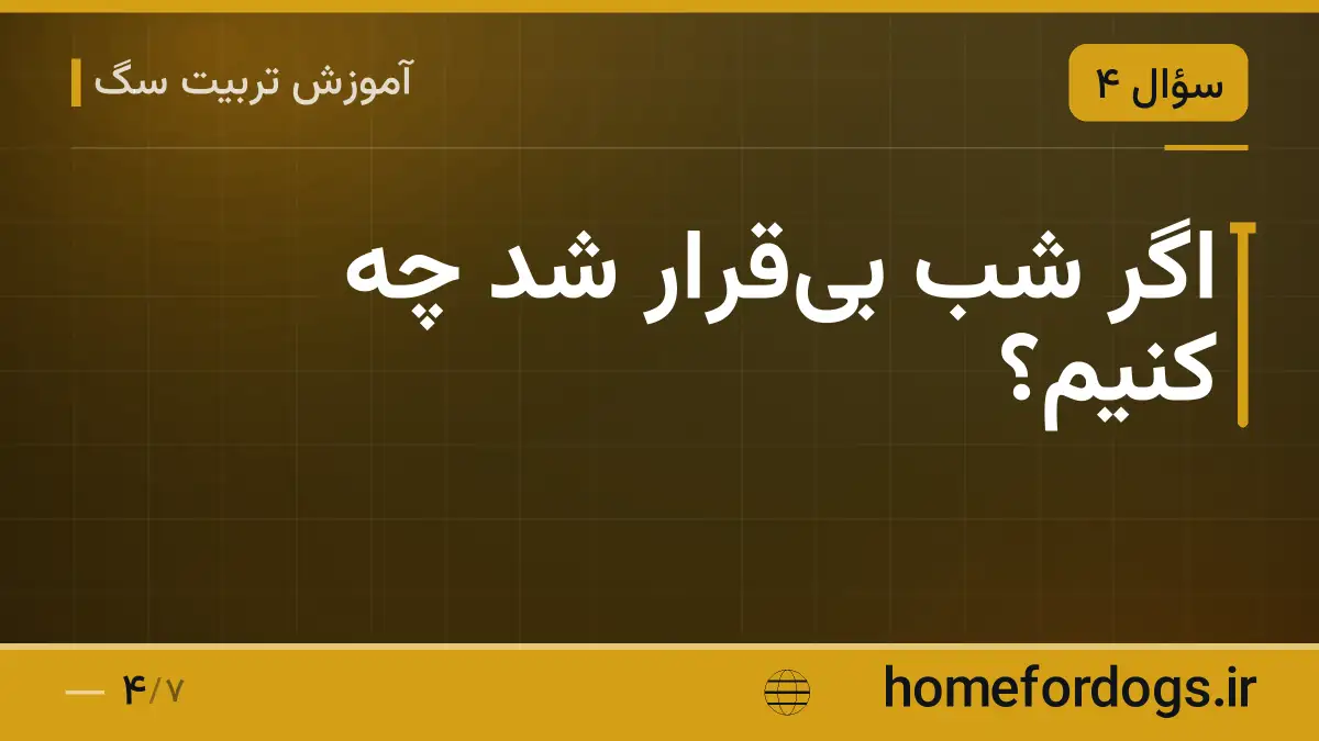 اگر شب بیقرار شد چه کنیم؟