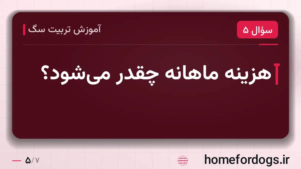 هزینه ماهانه چقدر می‌شود؟